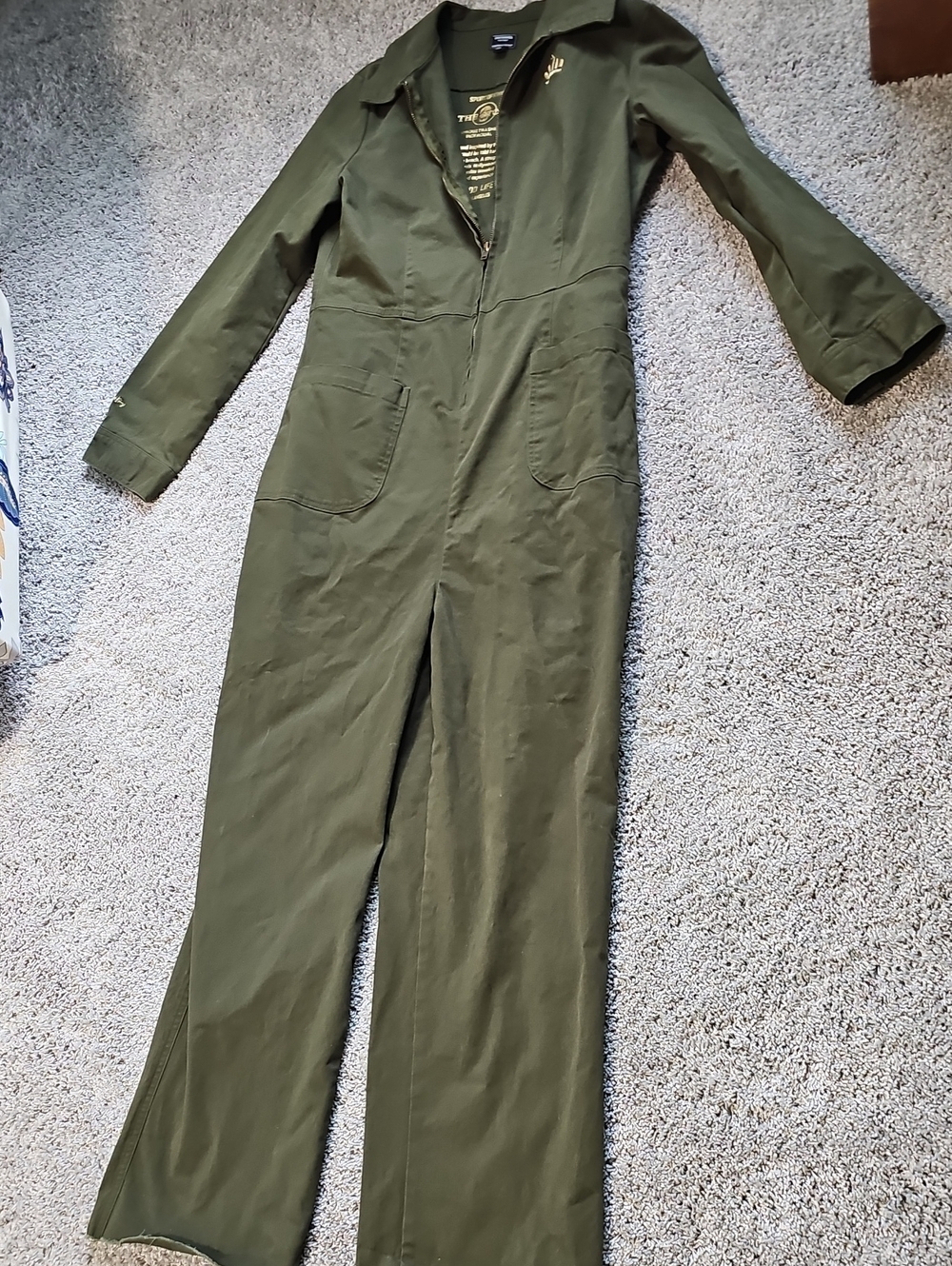 Sportofkings Olive Green Utility Jumpsuit